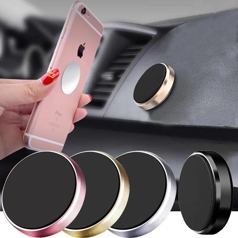 Car Phone Holder - マグネット式車載スマホホルダー、マグネットカーマウント、GPS携帯電話スタンド、車載マグネットステッカー（iPhone、Samsung、Xiaomi対応）