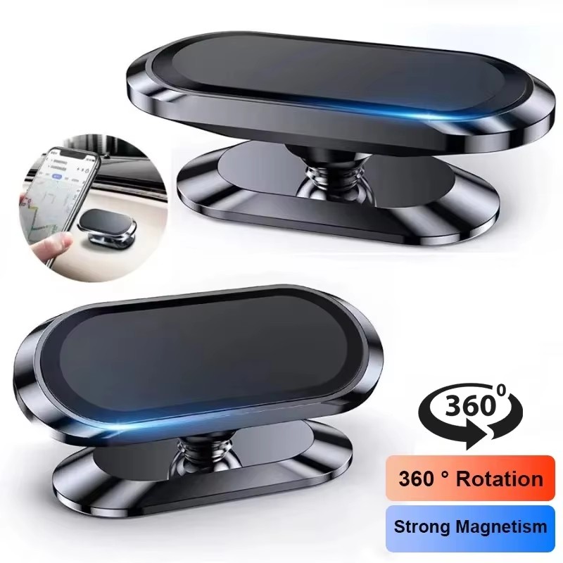 Car Phone Holder - 360 ° マグネット式車載スマホホルダー 磁石 スマートフォン モバイルスタンド