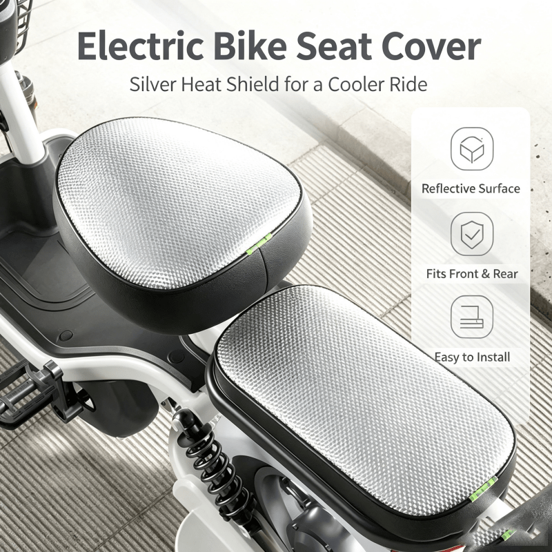 Car Seat Cover - 電動自転車シートカバー 車用自転車ユニバーサルシートカバー 保護カバー 柔らかく快適なシートカバー