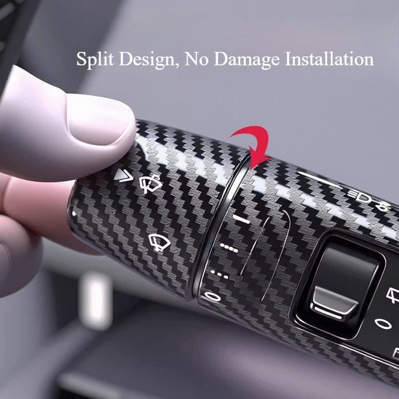 Car Wiper - Leapmotor C11用ステアリングホイール装飾カバー、コラムギア＆ワイパーロッドプロテクター、車内アクセサリー