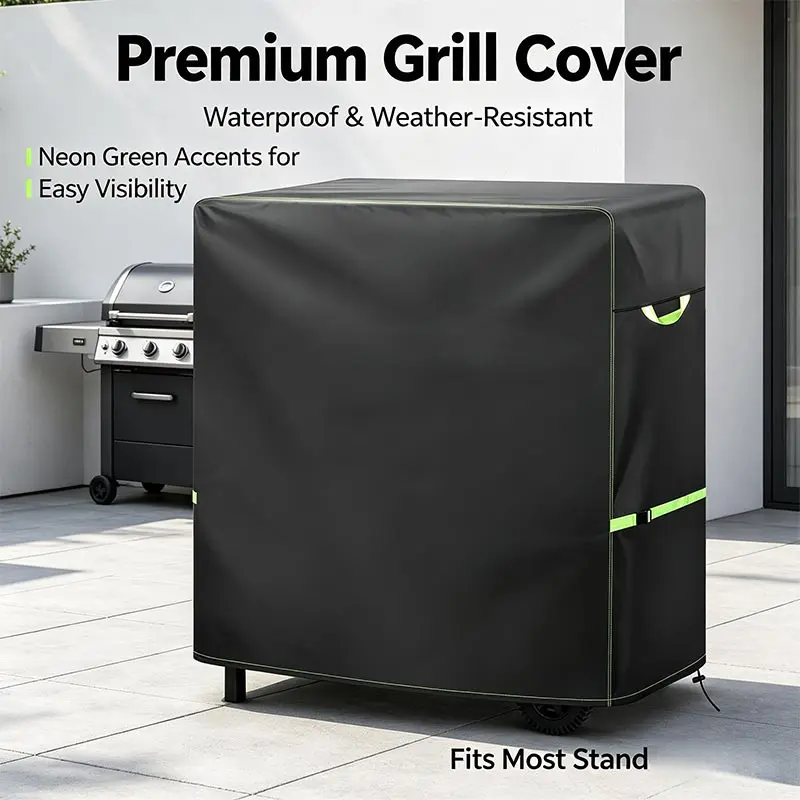 420Dpu屋外BBQカバー、マリンバーベキューストーブカバ - Car Seat Cover のレビューと価格