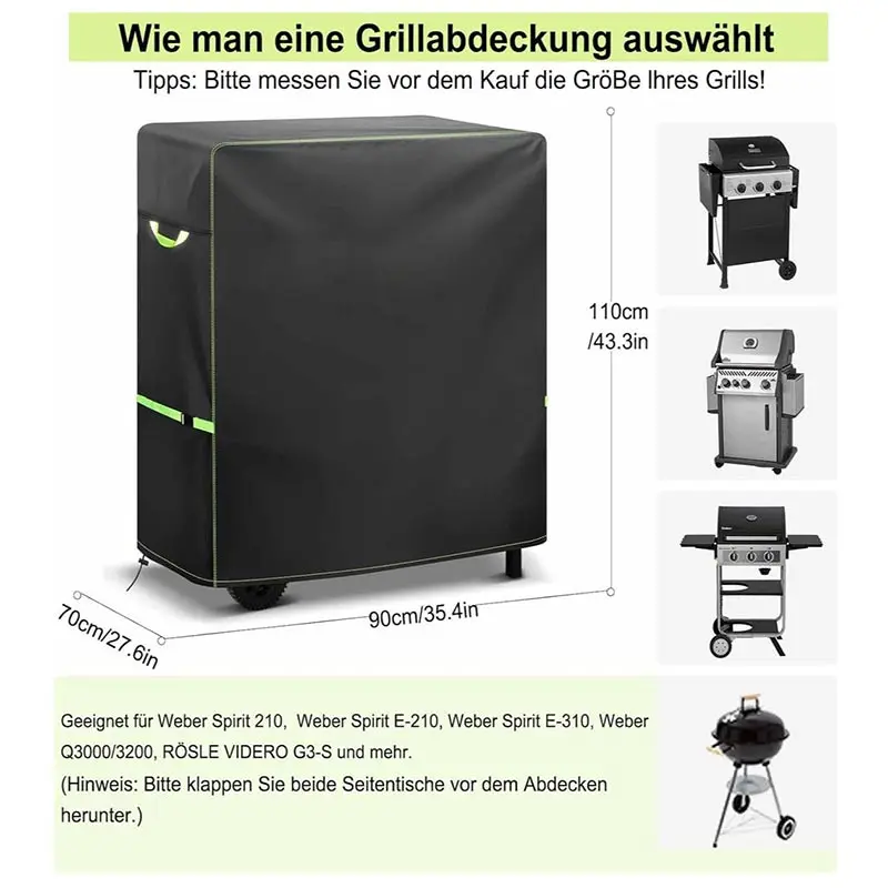 420Dpu屋外BBQカバー、マリンバーベキューストーブカバ - Car Seat Cover のレビューと価格
