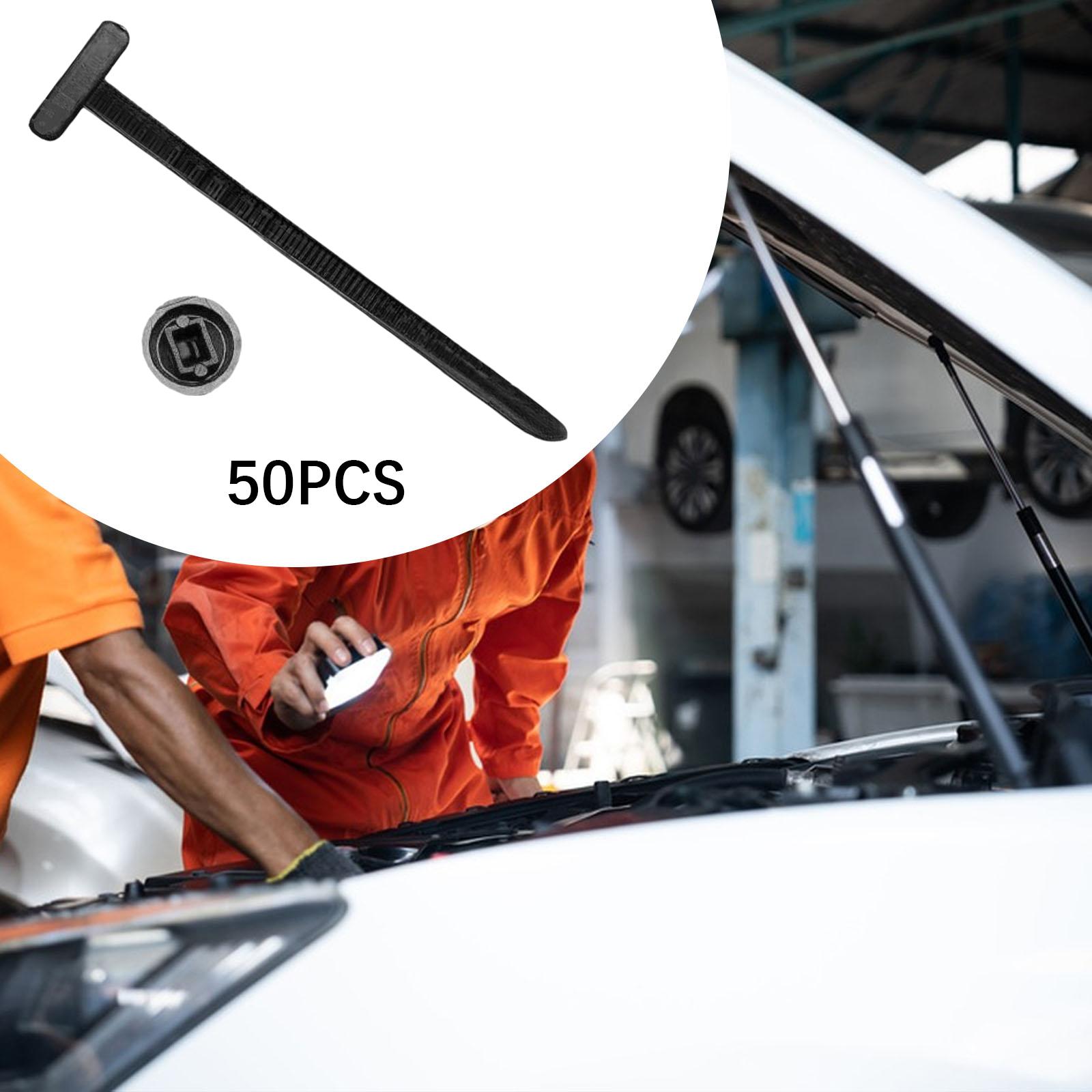 汎用性の高い、自動ロック機能付きナイロン製ケーブルタイ。頑丈 - Car Cable Organizer のレビューと価格