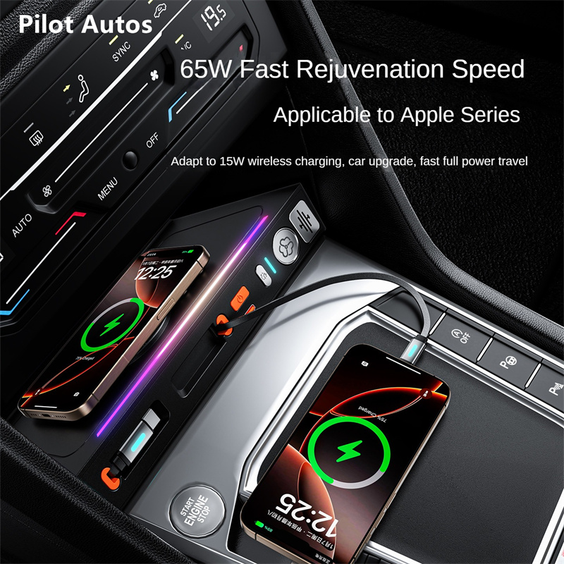 車載急速充電器 130W ドッキングステーション USBコン - Car Air Freshener のレビューと価格