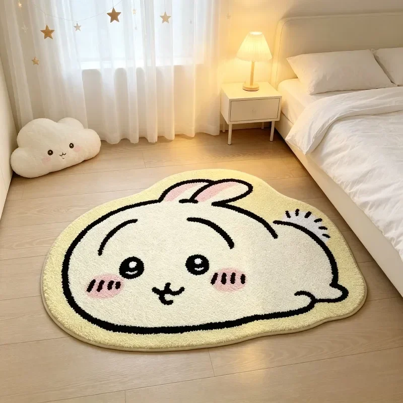 @-ちいかわのキャラクターが描かれたカーペット、アニメ「はち - Car Floor Mat のレビューと価格