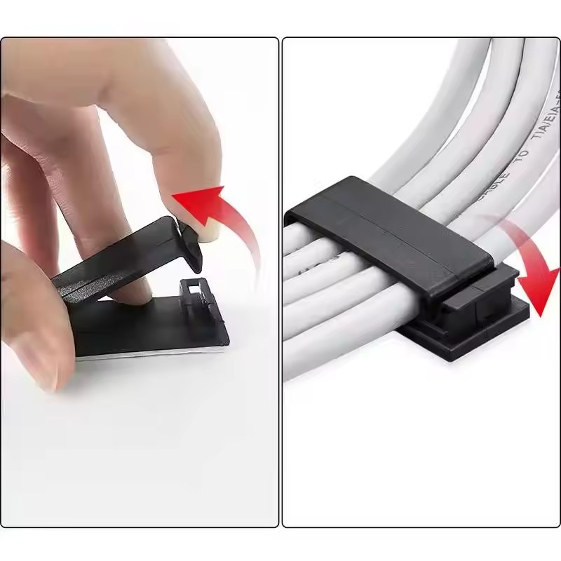 自己接着式のケーブル整理具、ケーブル固定クリップ、ケーブルホ - Car Cable Organizer のレビューと価格