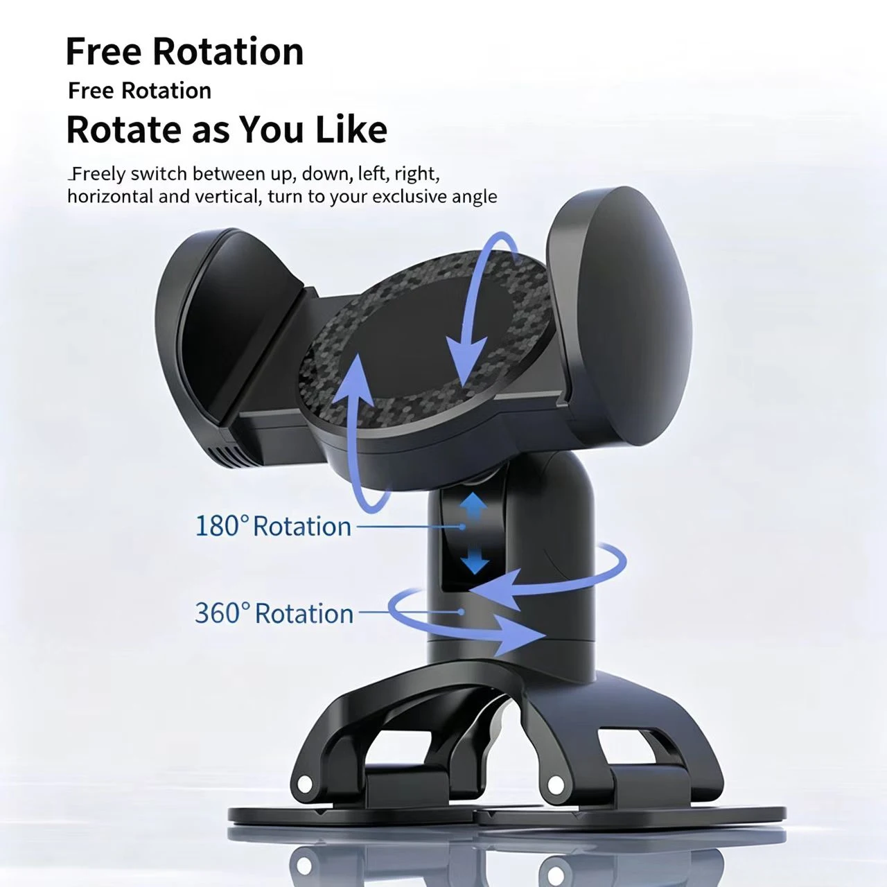 360度回転式の車載用スマホホルダー。キッチンやリビングのテ - Car Phone Holder のレビューと価格