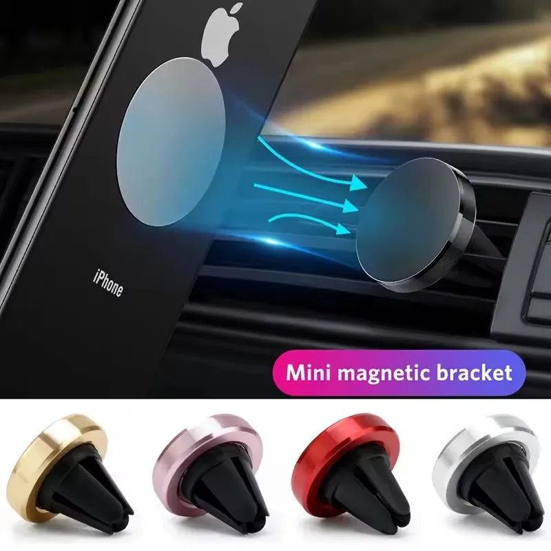 磁石式の車載用スマートフォンホルダー。エアコン吹き出し口に取 - Car Phone Holder のレビューと価格