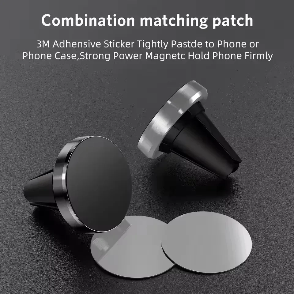 磁石式の車載用スマートフォンホルダー。エアコン吹き出し口に取 - Car Phone Holder のレビューと価格