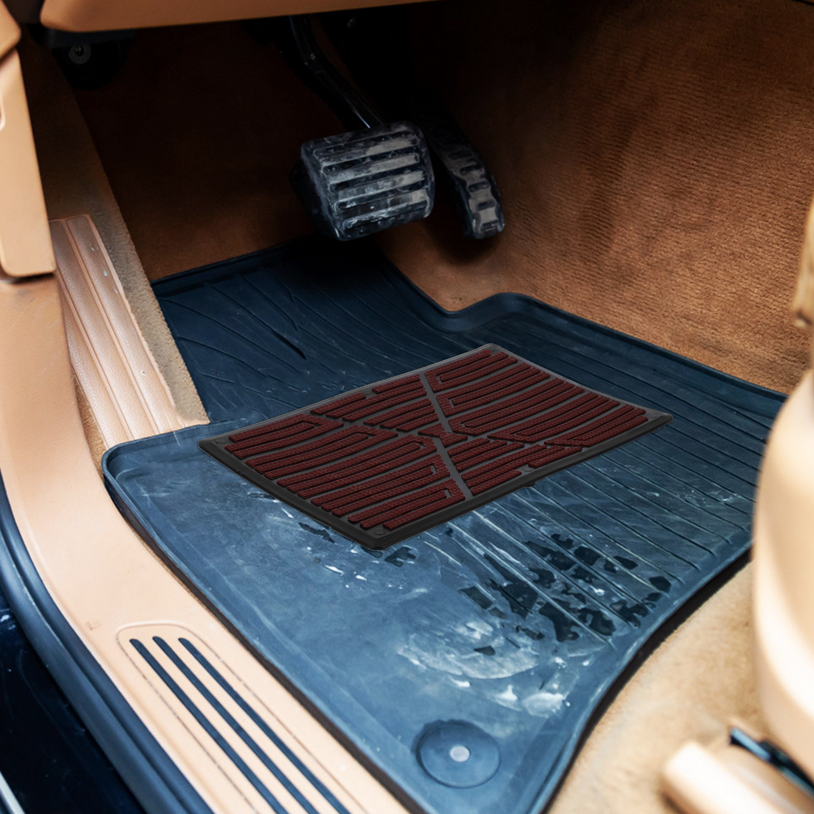 1セットの自動車用フロアマット修理パッチ。汎用タイプで、運転 - Car Floor Mat のレビューと価格