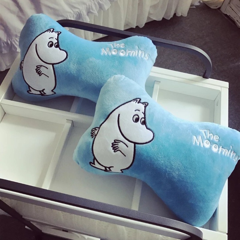 新作のムーミンキャラクターが描かれた、人気のカーシートベルト - Car Seat Cover のレビューと価格