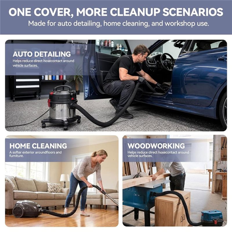 ABVG 真空ホース保護カバー - 傷防止加工済み。洗車用真 - Car Vacuum のレビューと価格
