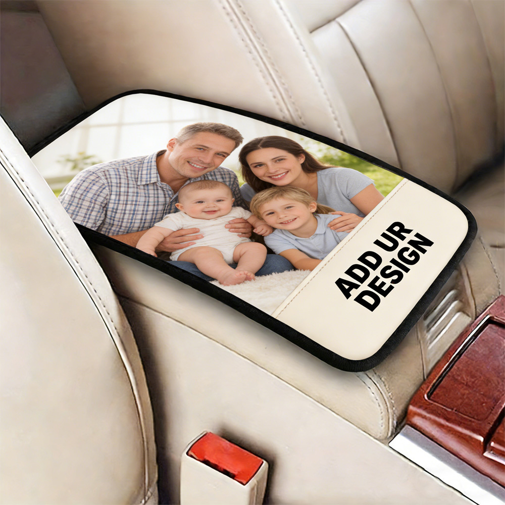 1個入りカスタムプリントカーアームレストカバーパッド、オート - Car Seat Cover のレビューと価格