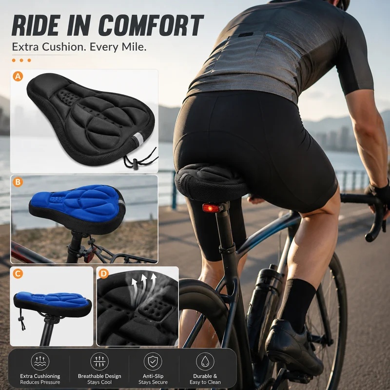 1/2個入り ユニバーサルバイクサドルカバー 防水自転車シー - Car Seat Cover のレビューと価格